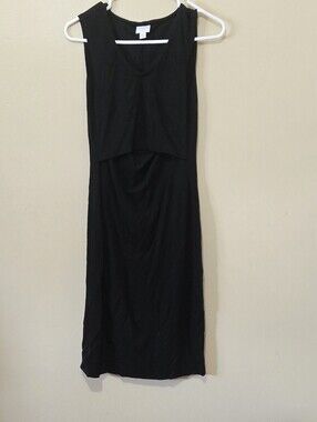 Boob Sleeveless Fitted Tank Dress For Breastfeeding
